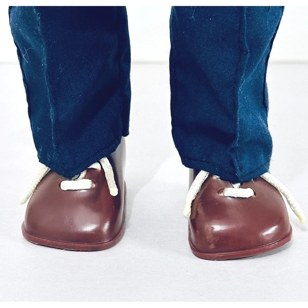 Vintage Dazl Dolls by Russ Boy Doll Formal Outfit Blue‎ Vest Pants Shoes